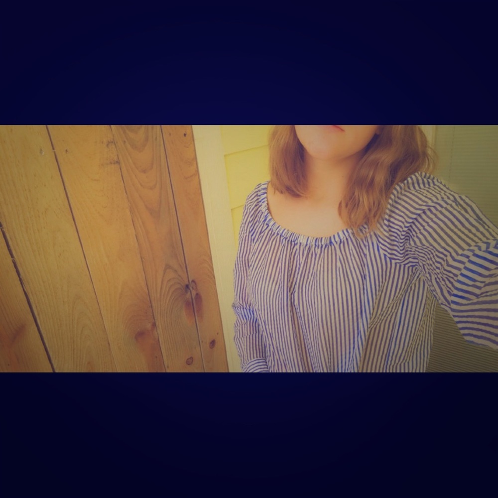 Striped Long sleeved blouse